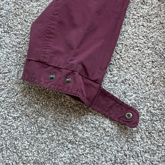 Eddie Bauer Wool Blend Lined Chore Jacket, Burgundy Color, Size Large - Picture 9 of 15